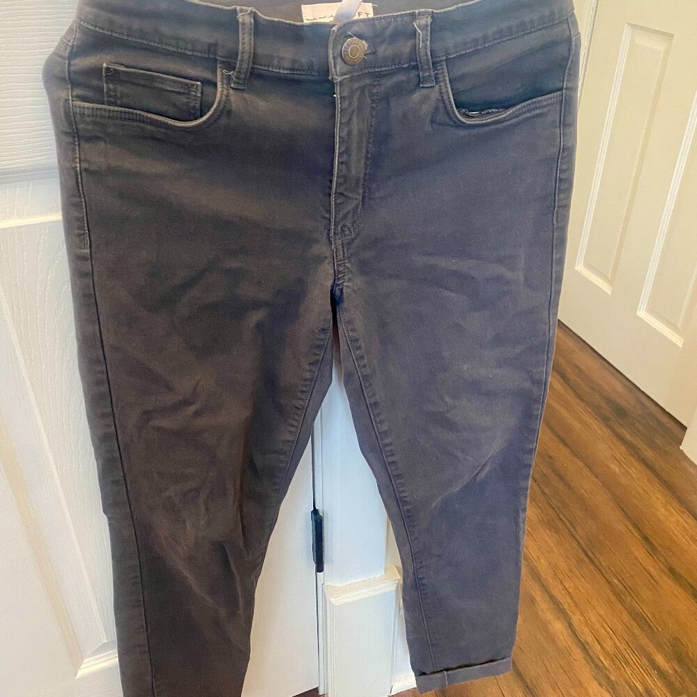 LOFT Women's Navy Blue Pants, Size 2